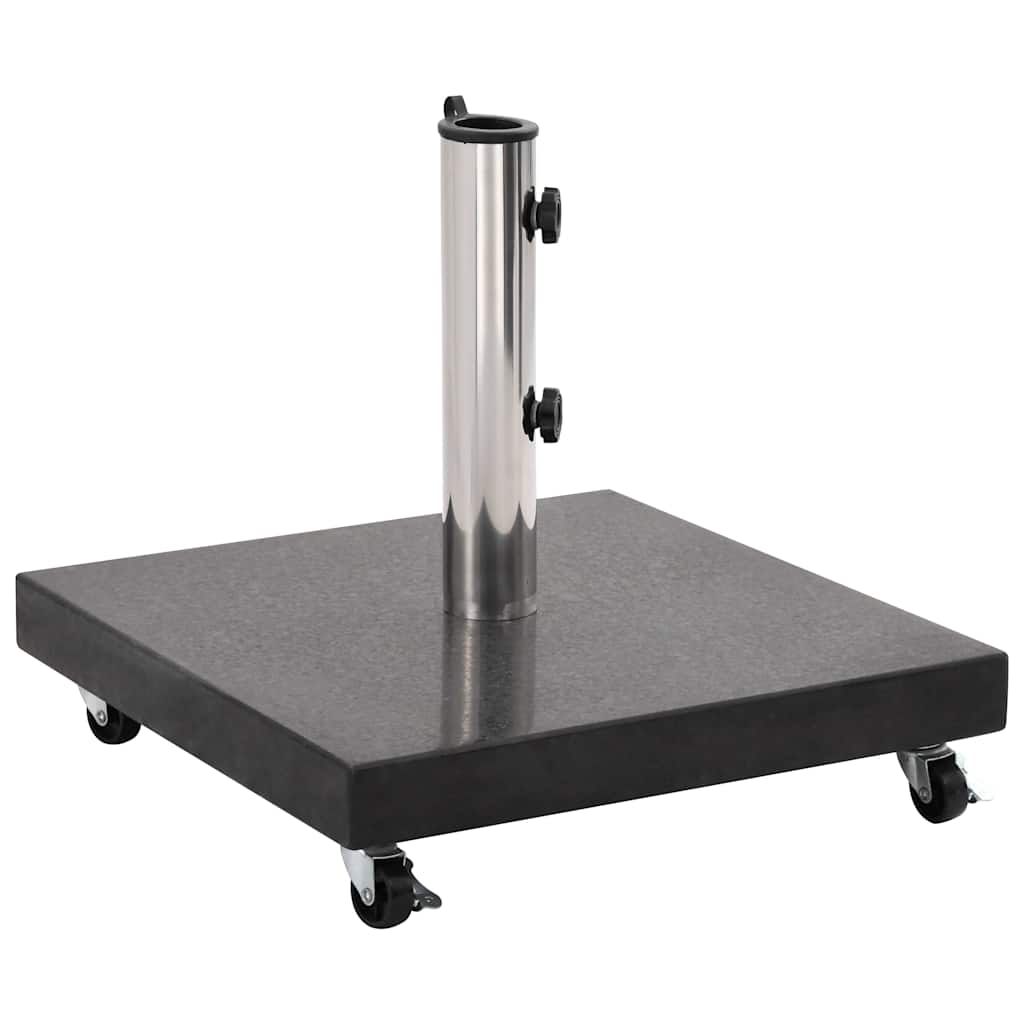 Parasol base granite 30 kg square black
