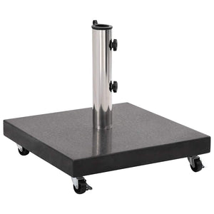 Parasol base granite 30 kg square black