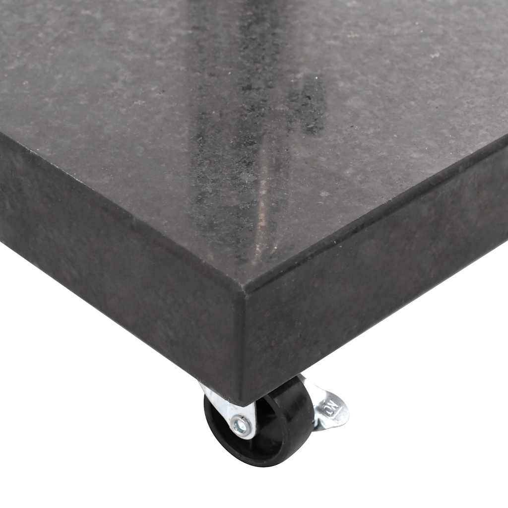 Parasol base granite 30 kg square black