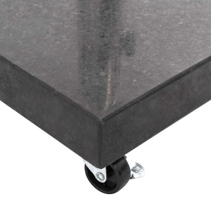 Parasol base granite 30 kg square black