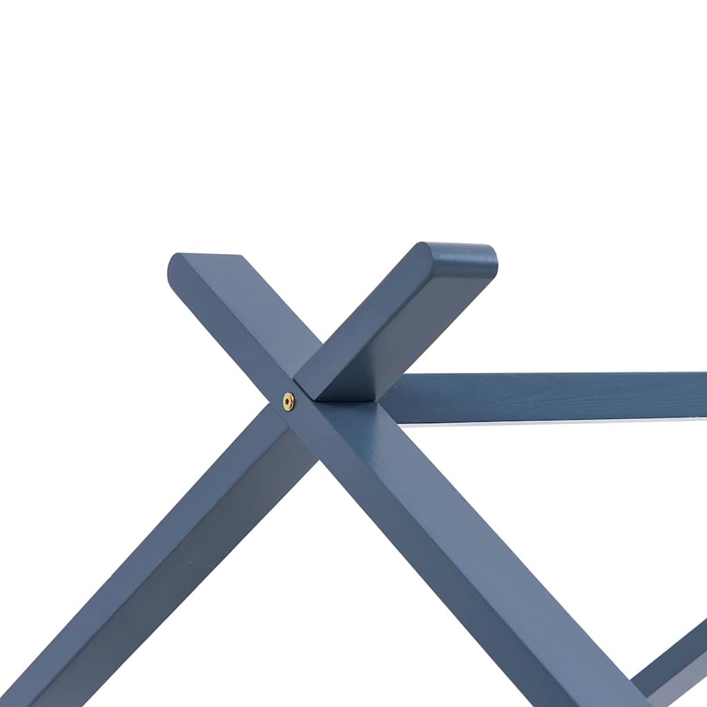 Bed frame for children solid pine grey 80x160 cm