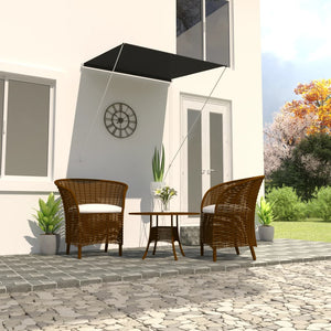 Retractable awning 100x150 cm anthracite