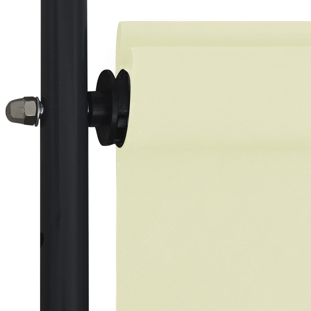 Outdoor roller blind 100x270 cm cream white