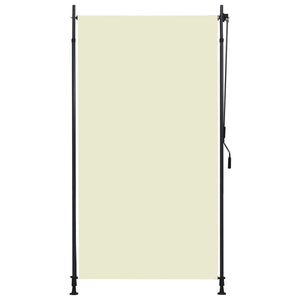 Outdoor roller blind 120x270 cm cream white
