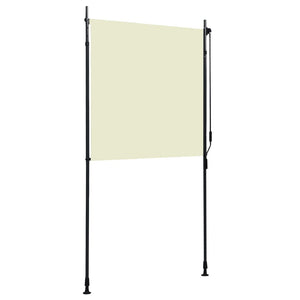 Outdoor roller blind 120x270 cm cream white