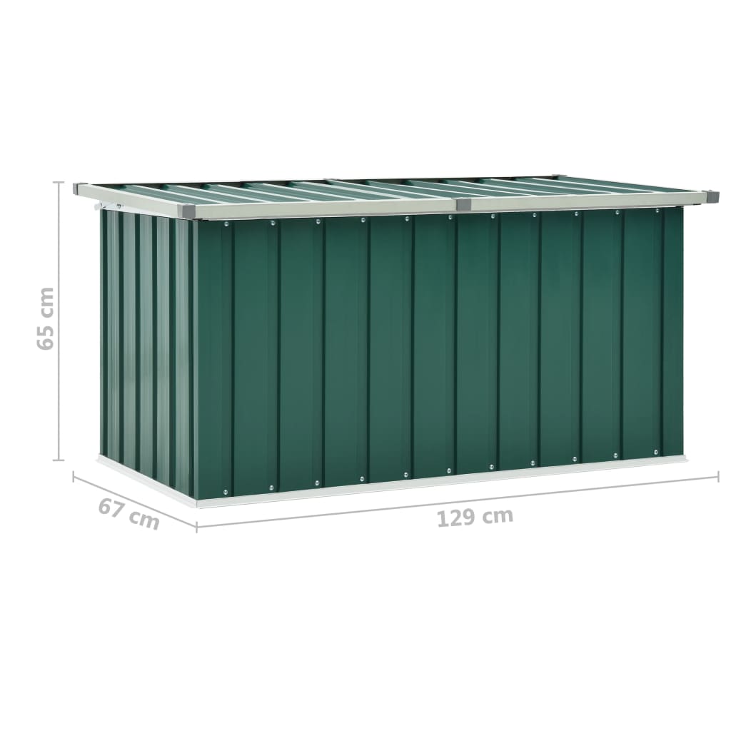 Storage box 129x67x65 cm green