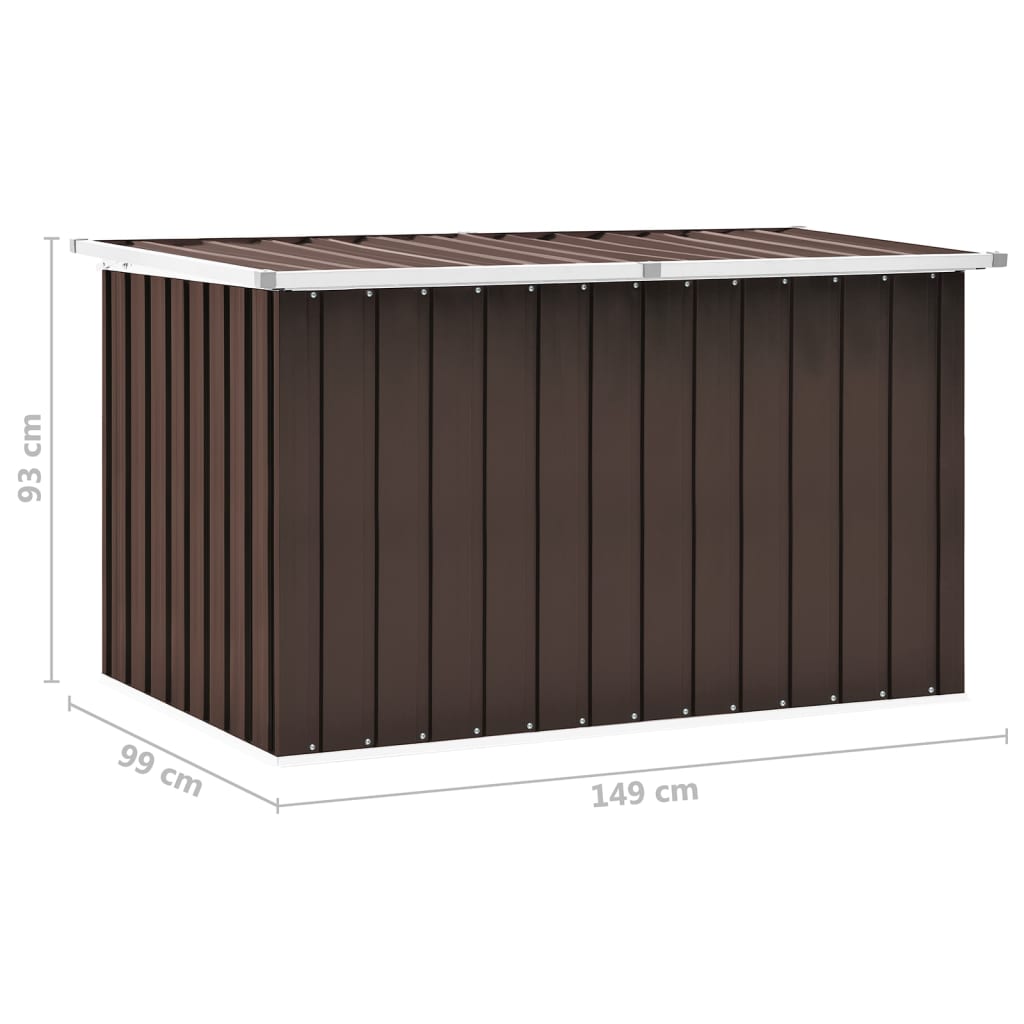 Storage box 149x99x93 cm brown