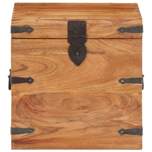 Chest 40x40x40 cm solid acacia wood