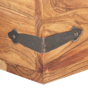Chest 40x40x40 cm solid acacia wood