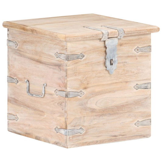 Chest 40x40x40 cm solid acacia wood