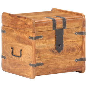 Chest 40x40x40 cm solid acacia wood
