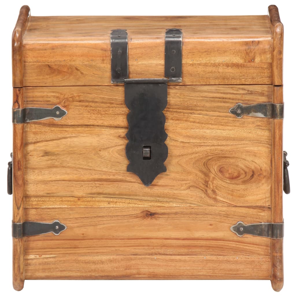 Chest 40x40x40 cm solid acacia wood