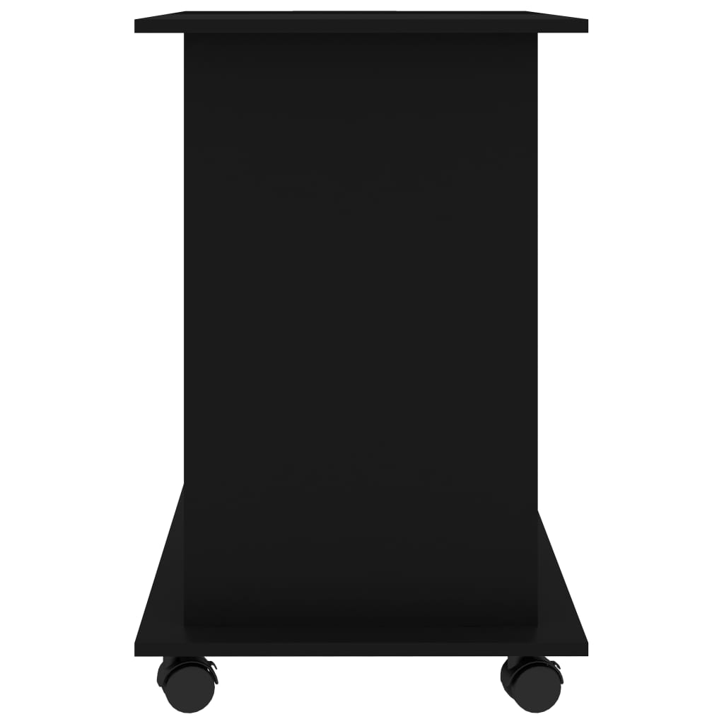Computer desk black 80x50x75 cm engineered wood