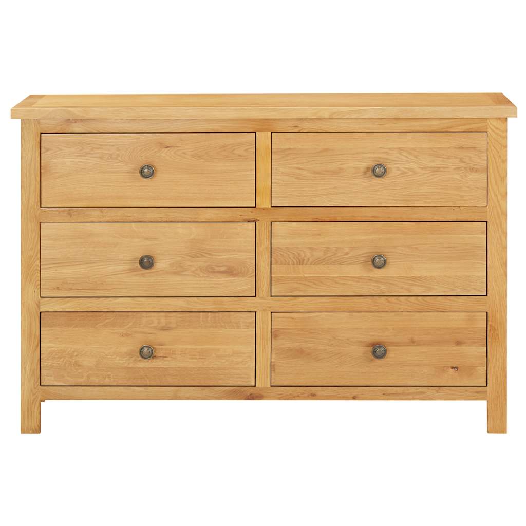 Chest of drawers 105x33.5x73 cm solid oak