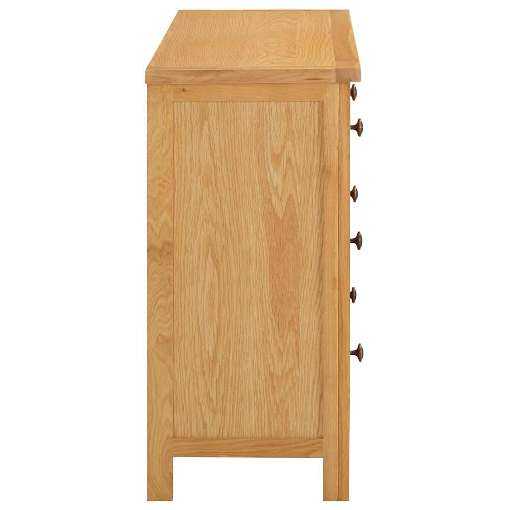 Chest of drawers 105x33.5x73 cm solid oak
