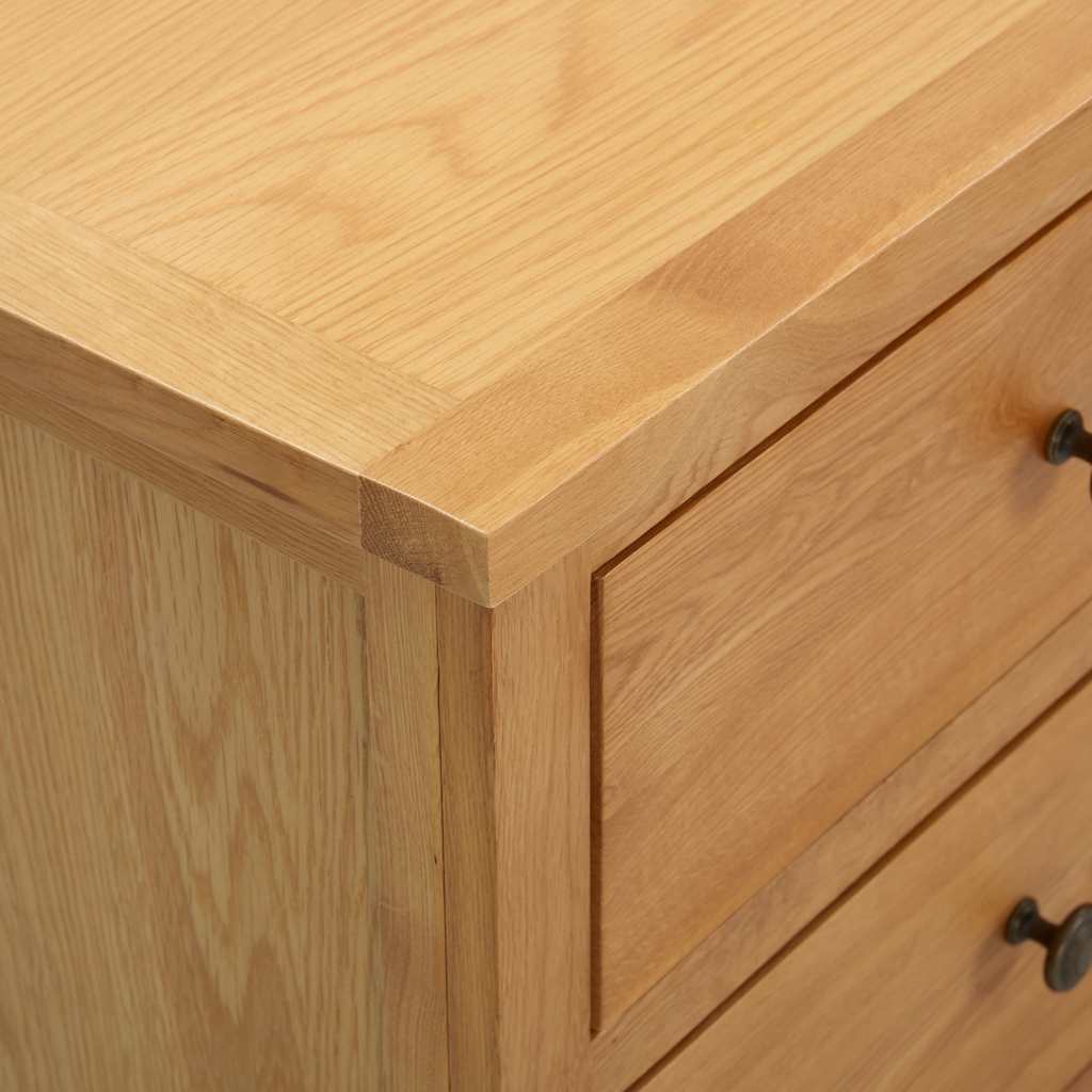 Chest of drawers 105x33.5x73 cm solid oak
