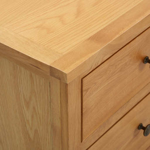 Chest of drawers 105x33.5x73 cm solid oak