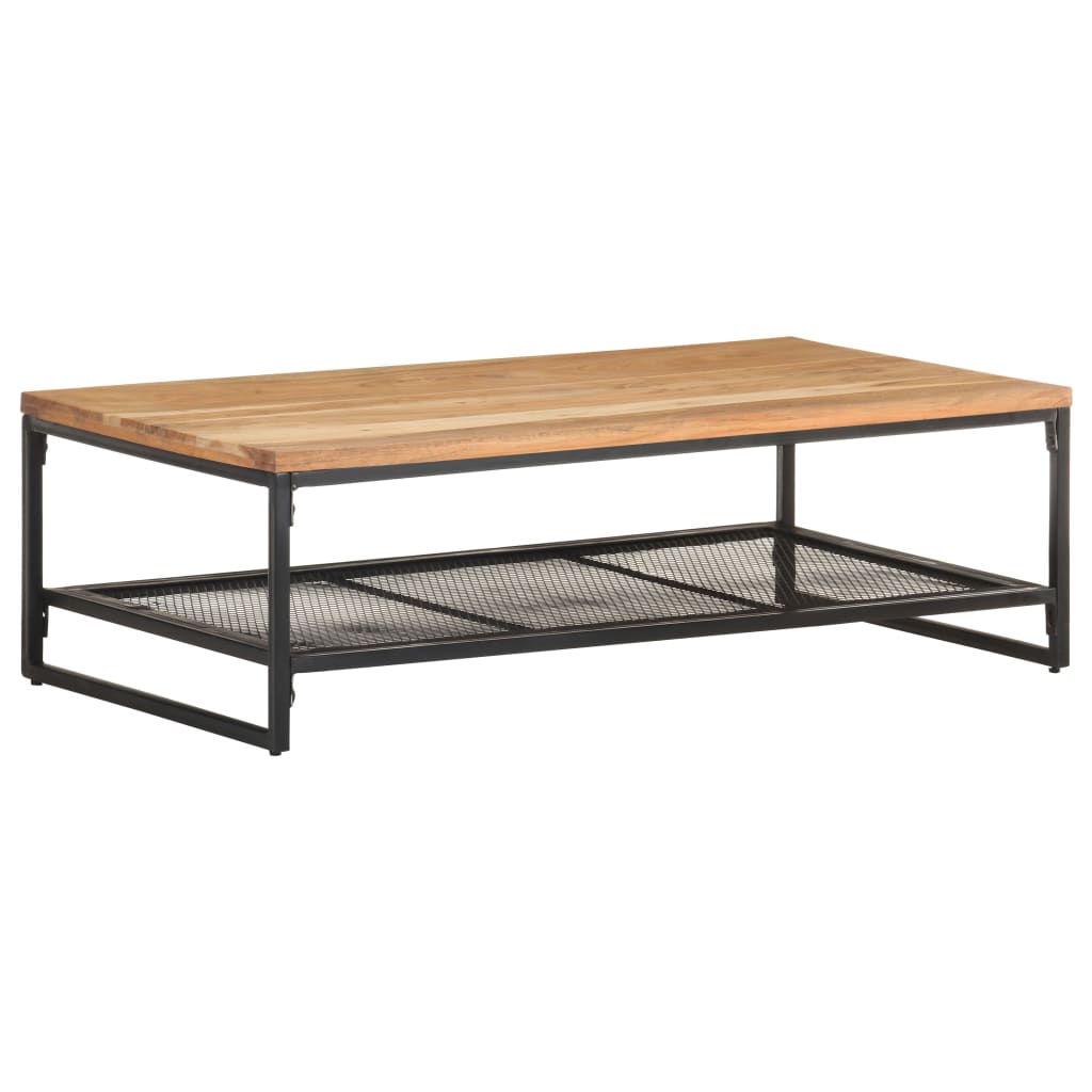 Coffee table 110x60x35 cm solid acacia wood