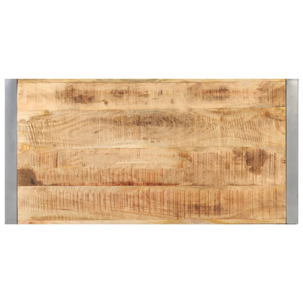 Coffee table 120x60x40 cm rough mango wood