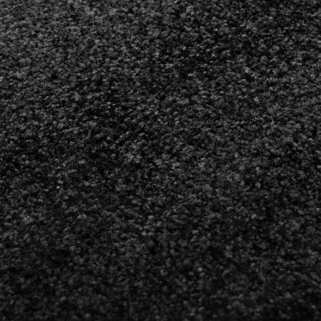 Doormat washable black 120x180 cm