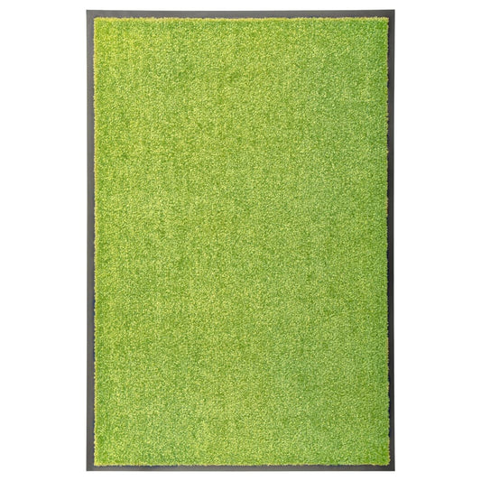 Doormat washable green 60x90 cm