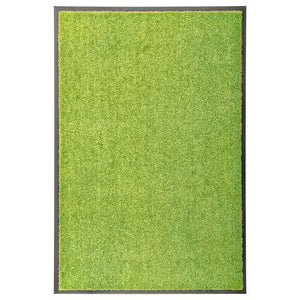 Doormat washable green 60x90 cm