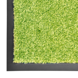 Doormat washable green 60x90 cm