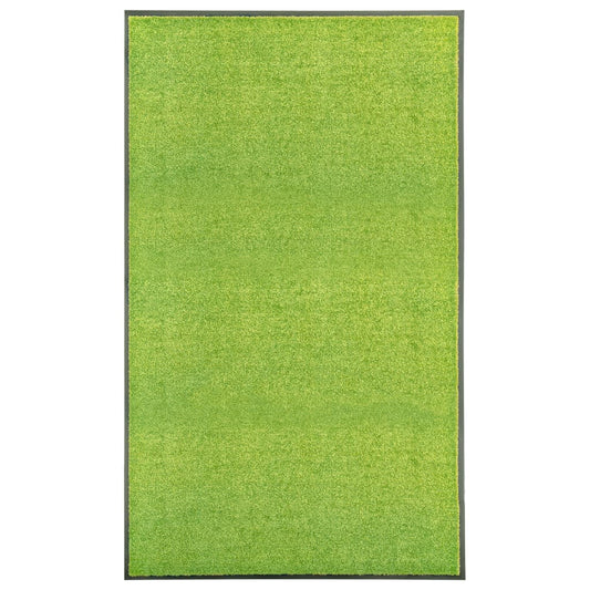 Doormat washable green 90x150 cm