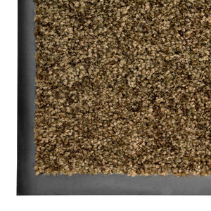 Doormat washable brown 120x180 cm