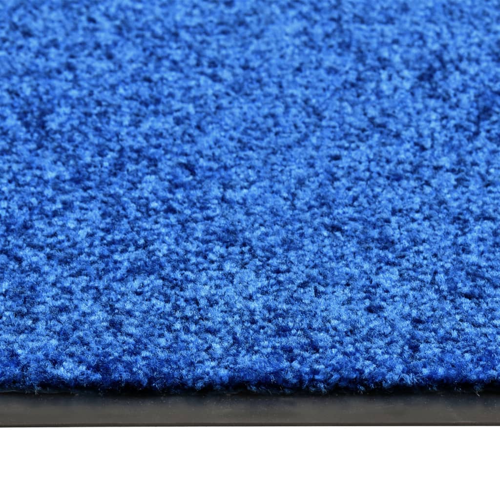 Doormat washable blue 60x180 cm