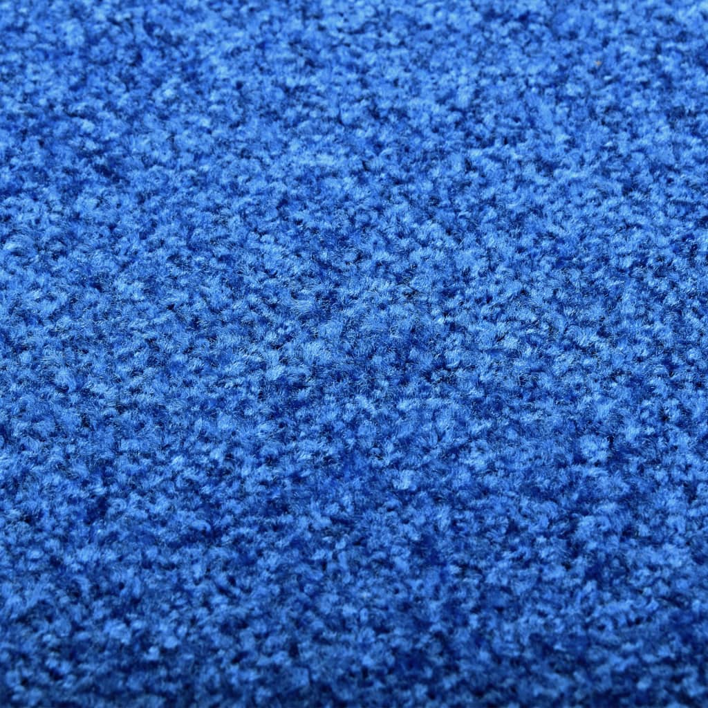 Doormat washable blue 60x180 cm