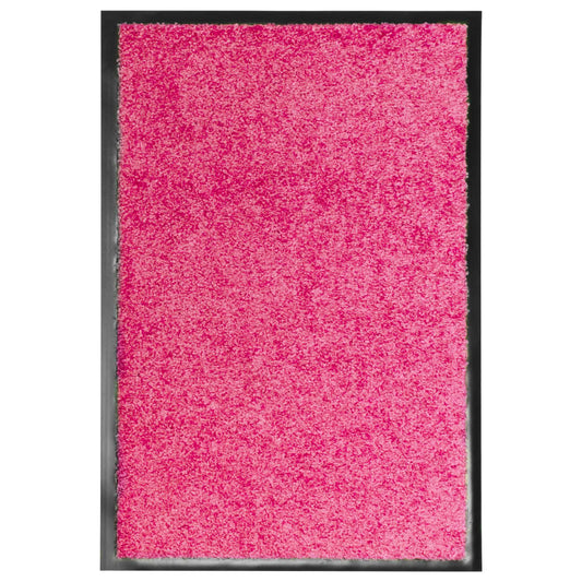 Doormat washable pink 40x60 cm