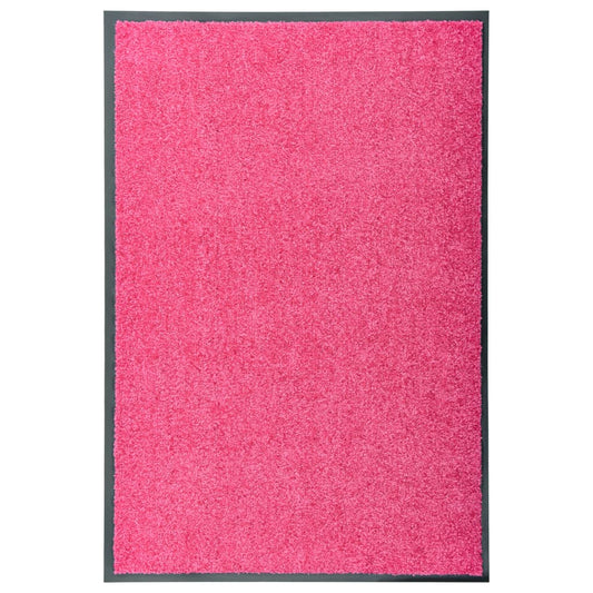 Doormat washable pink 60x90 cm