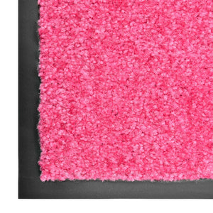 Doormat washable pink 60x90 cm