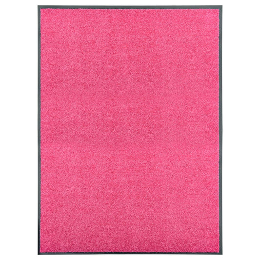 Doormat washable pink 90x120 cm