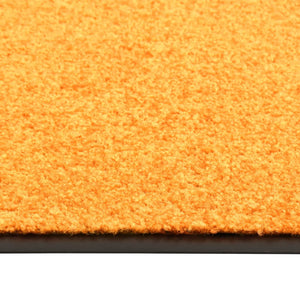 Doormat washable orange 60x90 cm