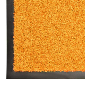 Doormat washable orange 60x90 cm