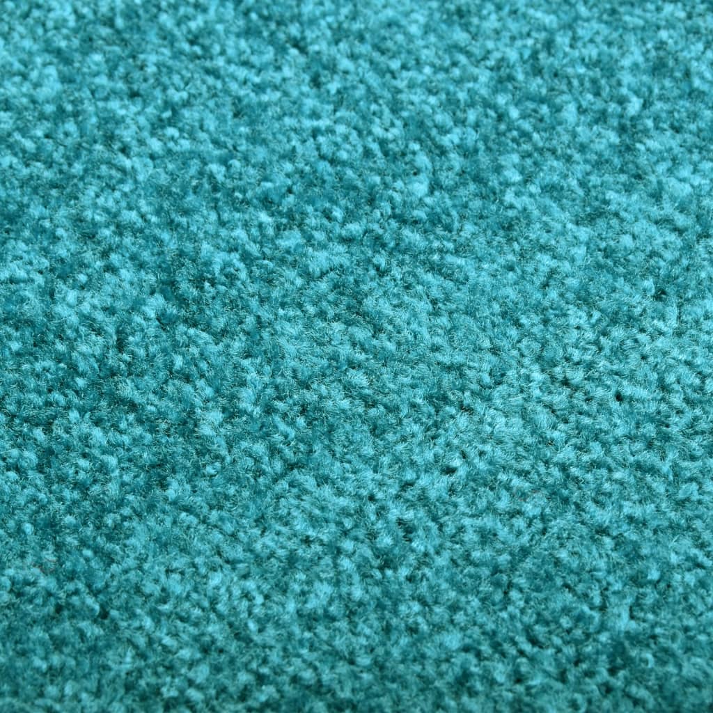 Doormat washable turquoise 40x60 cm