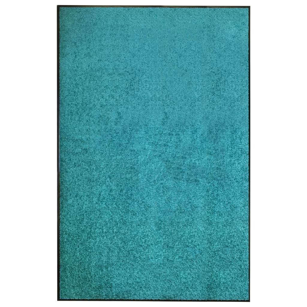 Doormat washable turquoise 120x180 cm