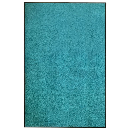 Doormat washable turquoise 120x180 cm