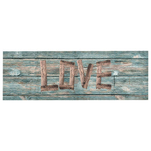 Kitchen mat washable Love 45x150 cm
