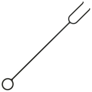 Fire pit with fire rake 62 cm XXL steel