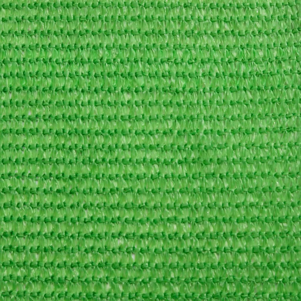 Sun sail 160 g/m² light green 7x7 m HDPE