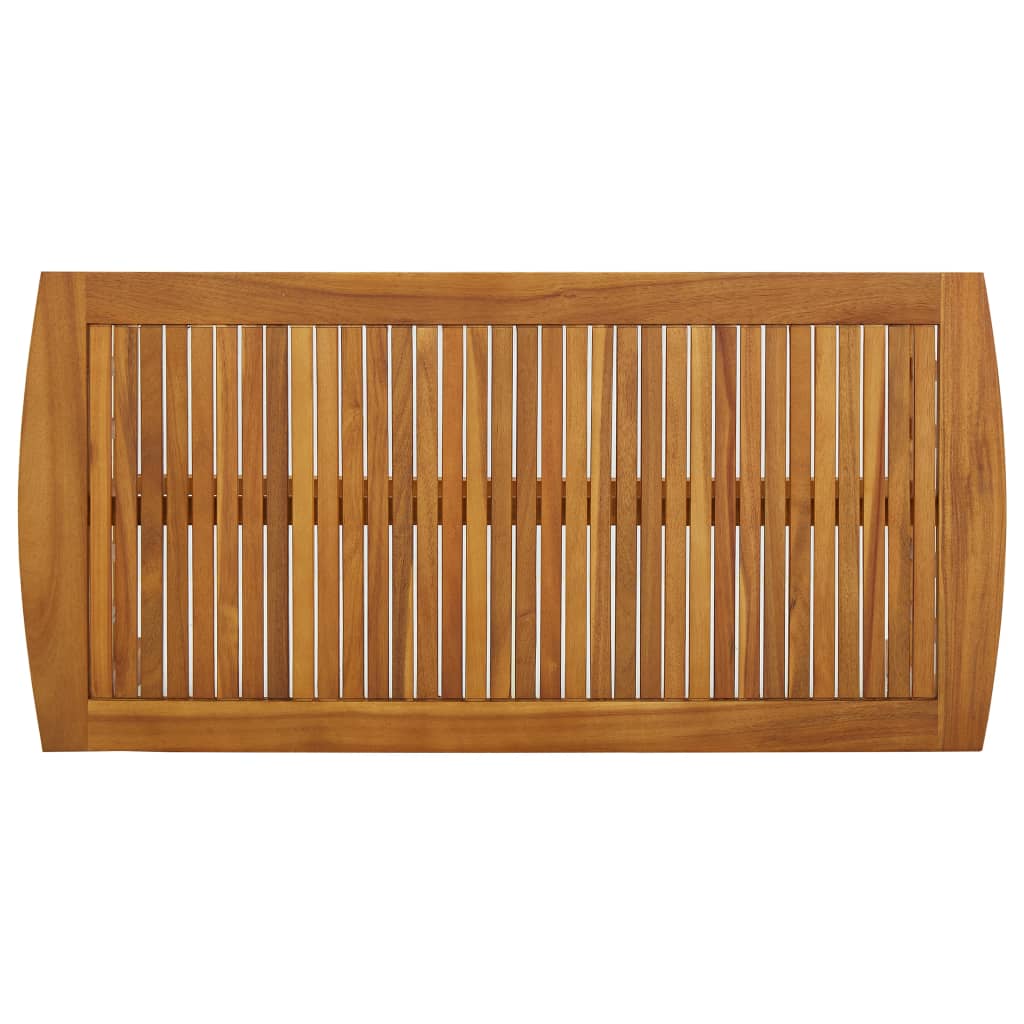 Coffee table 102x50x43 cm solid acacia wood