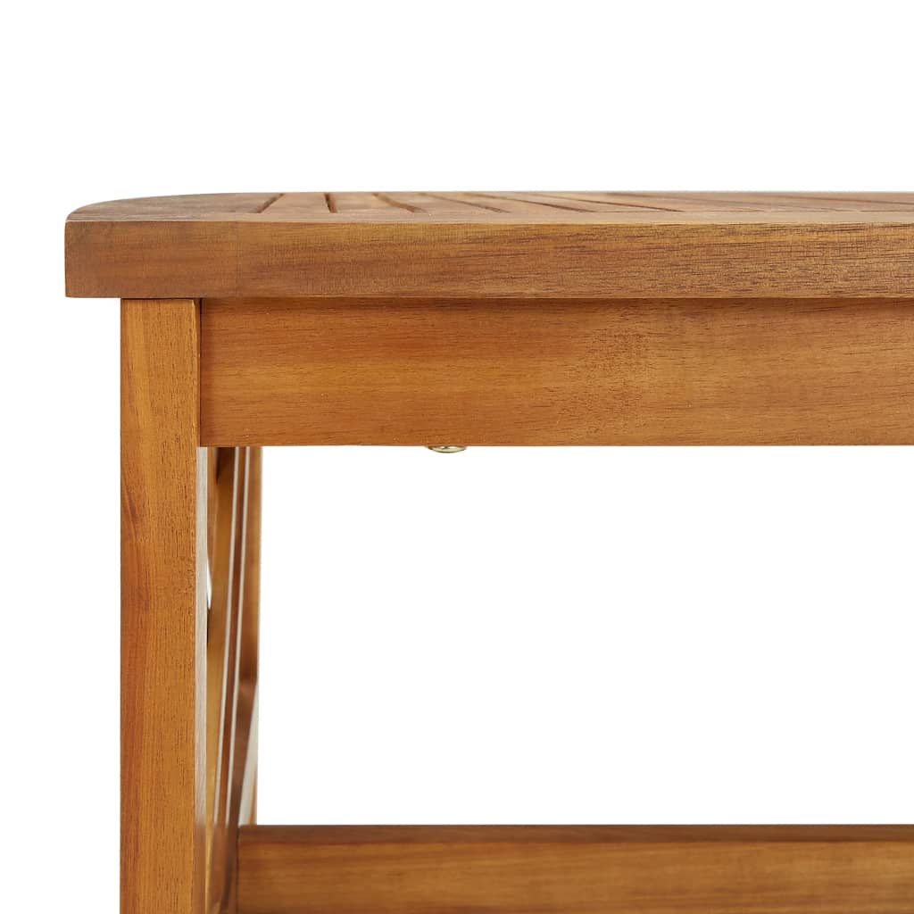 Coffee table 102x50x43 cm solid acacia wood