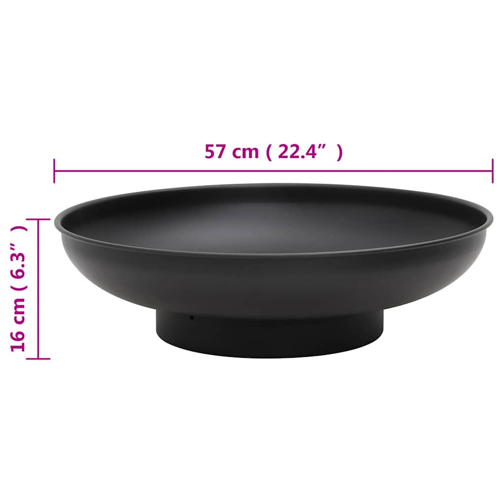 Fire pit 57 cm steel