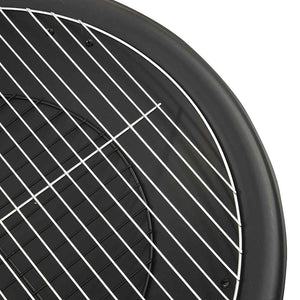 2-in-1 Fire pit and grill with fire dragon 56x56x49 cm steel