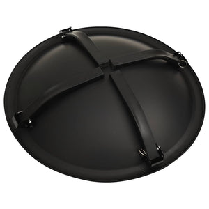 2-in-1 Fire pit and grill with fire dragon 56x56x49 cm steel