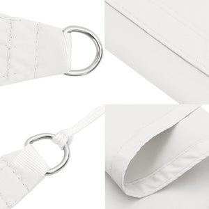 Sunshade oxford fabric triangular 3x3x3 m white