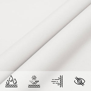 Sunshade oxford fabric triangular 3x3x3 m white